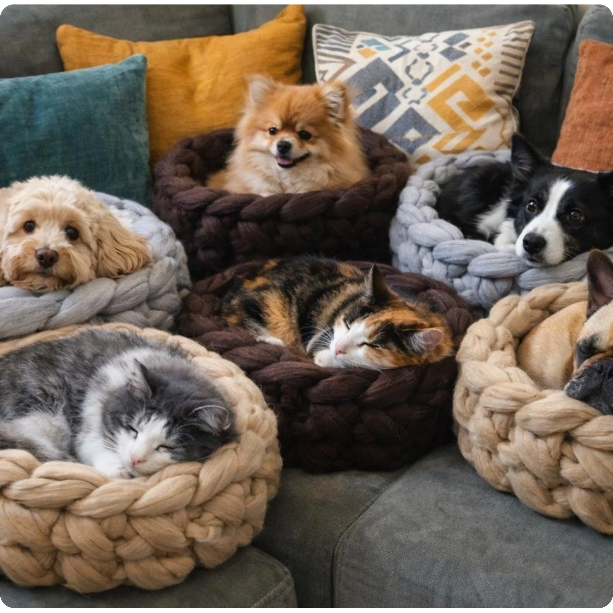 Seminario Nido de Amor Cucha tejida para tu mascota - Imagen 5